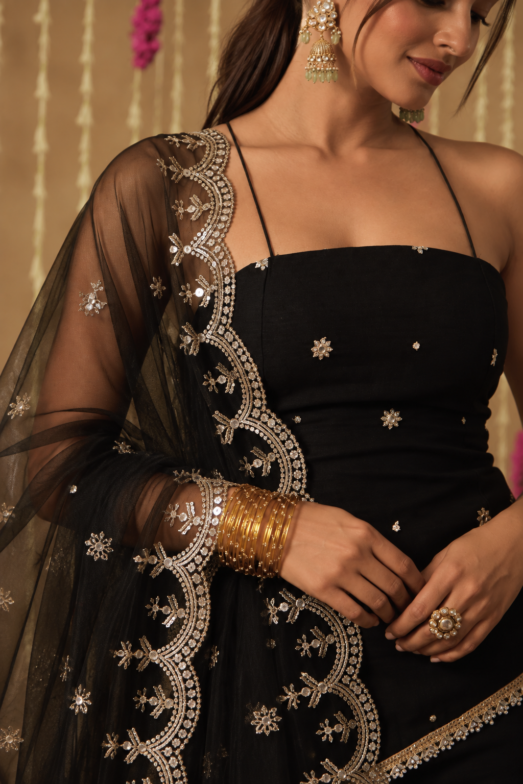 Jhoom Midnight Corset Kurta Set