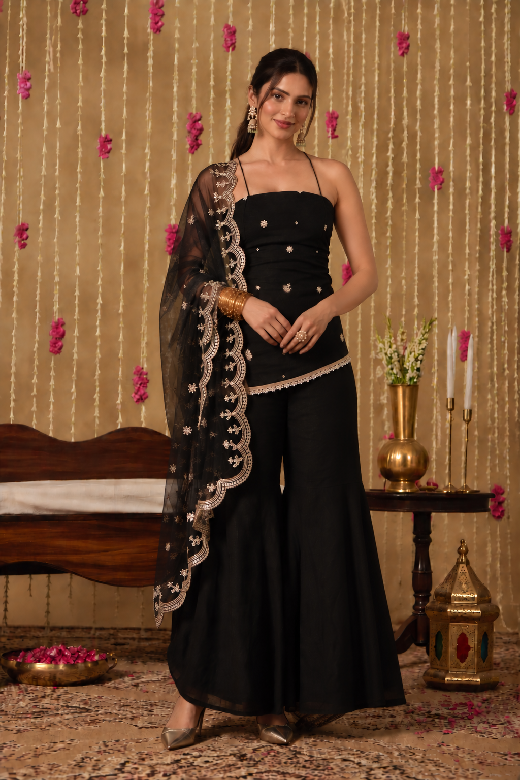 Jhoom Midnight Corset Kurta Set