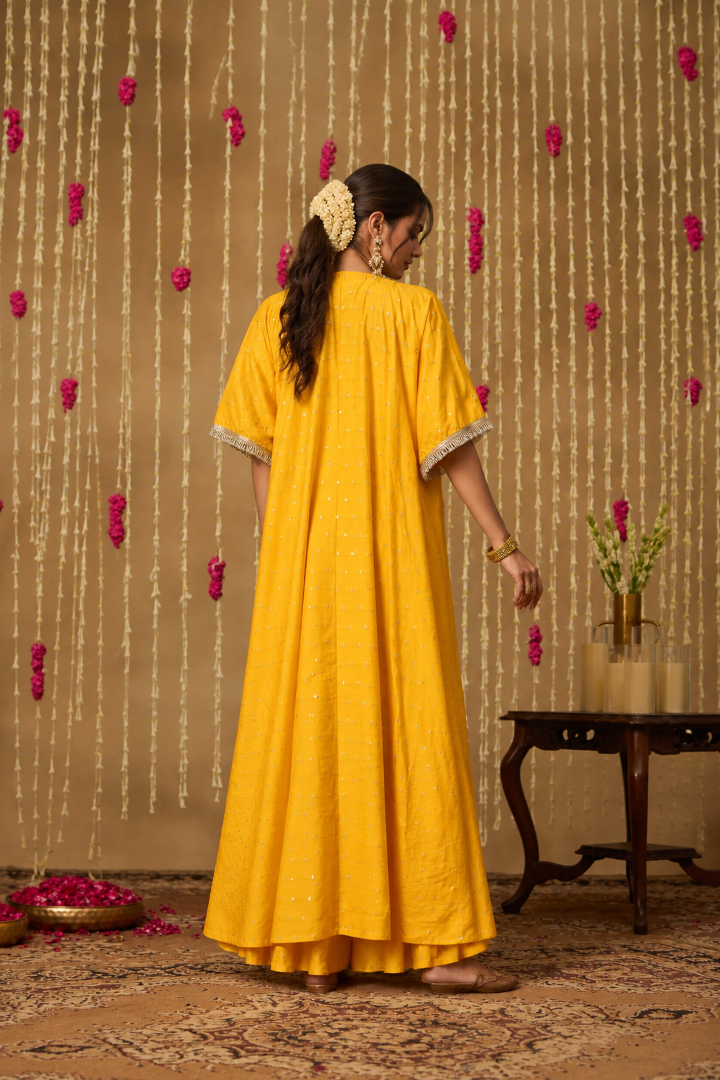 Jhoom Marigold Overlay Set