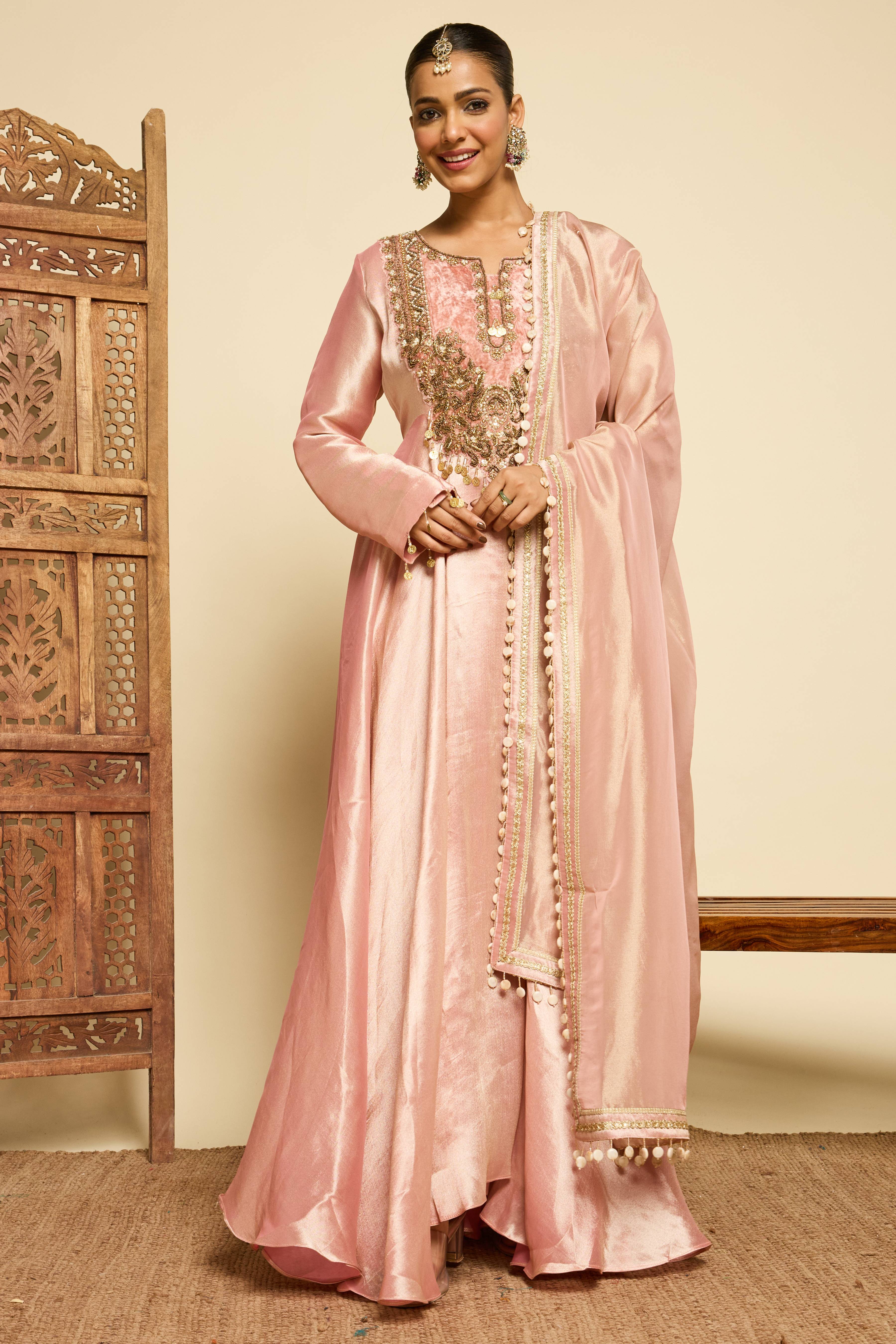 Malang Blush Anarkali Set