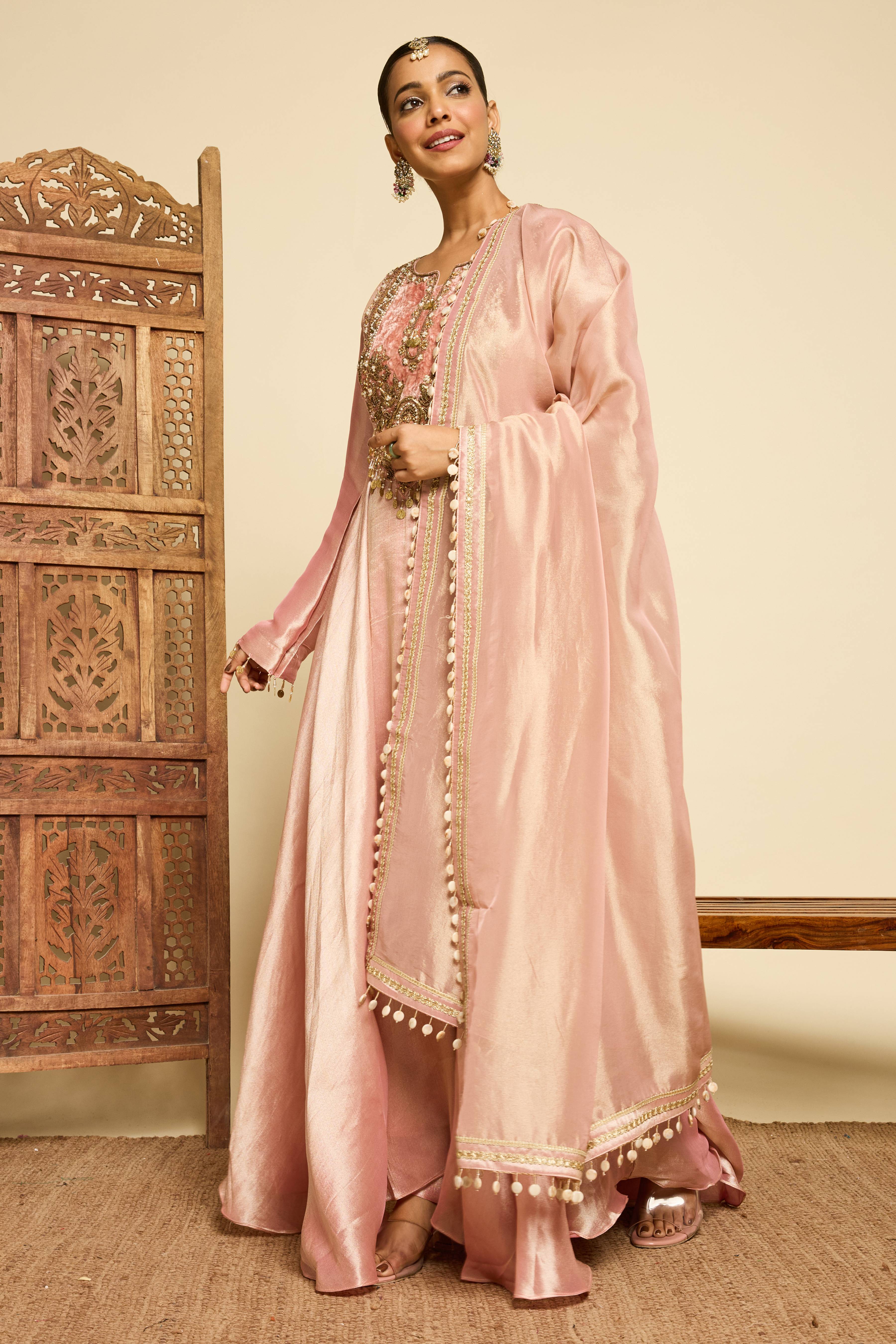 Malang Blush Anarkali Set