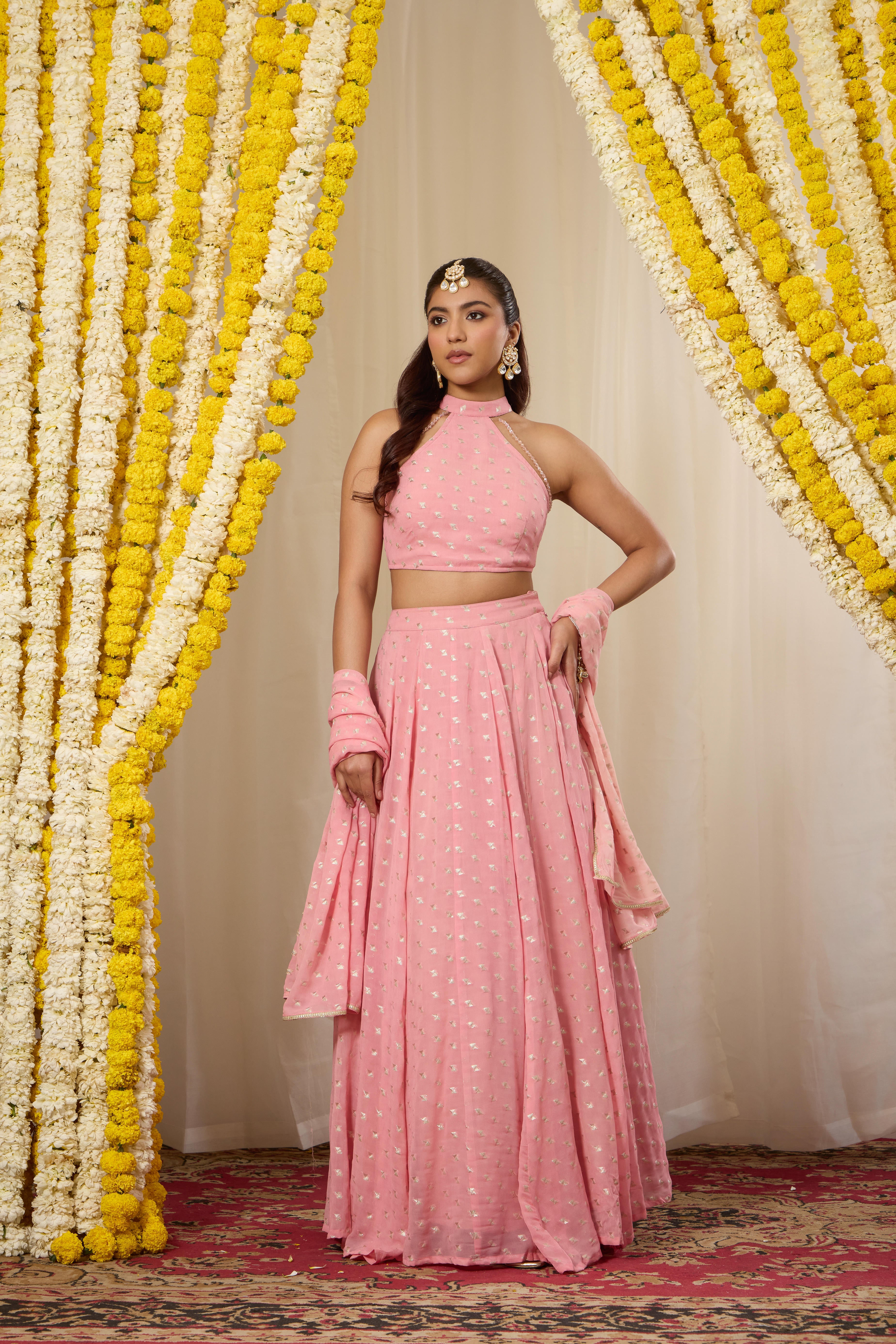 Malang Candy Pink Lehenga Set