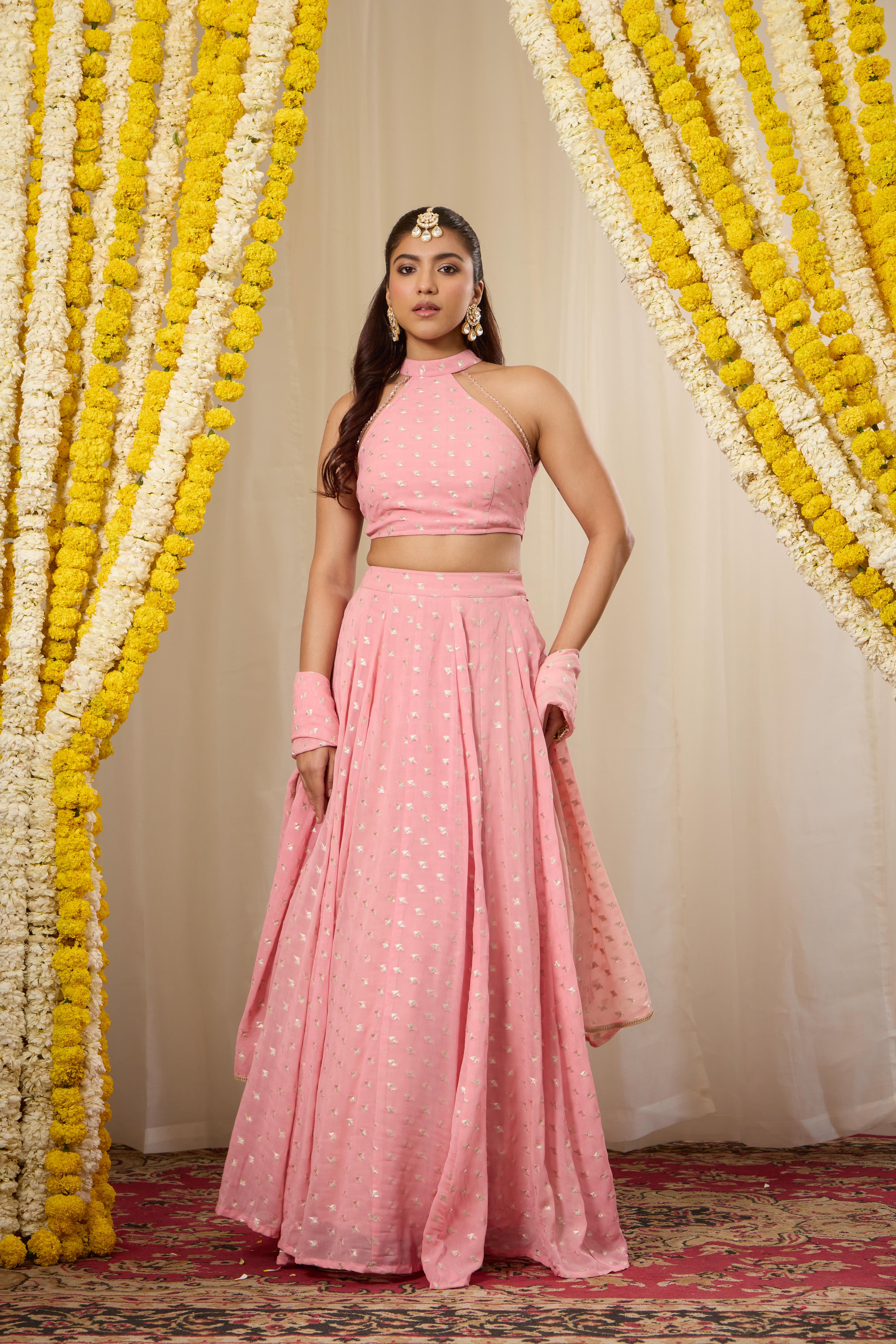 Malang Candy Pink Lehenga Set