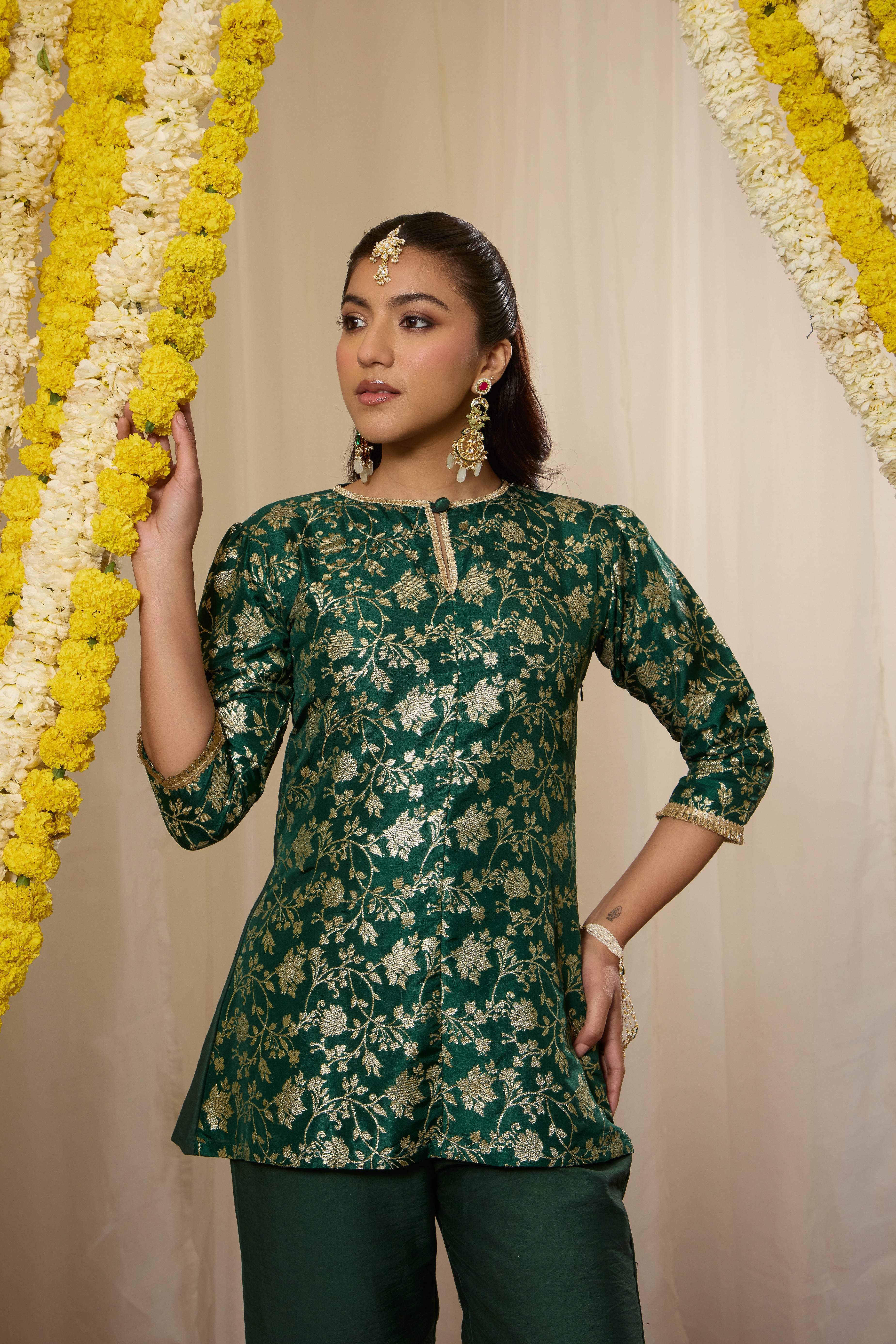Malang Deep Emerald Kurta Set