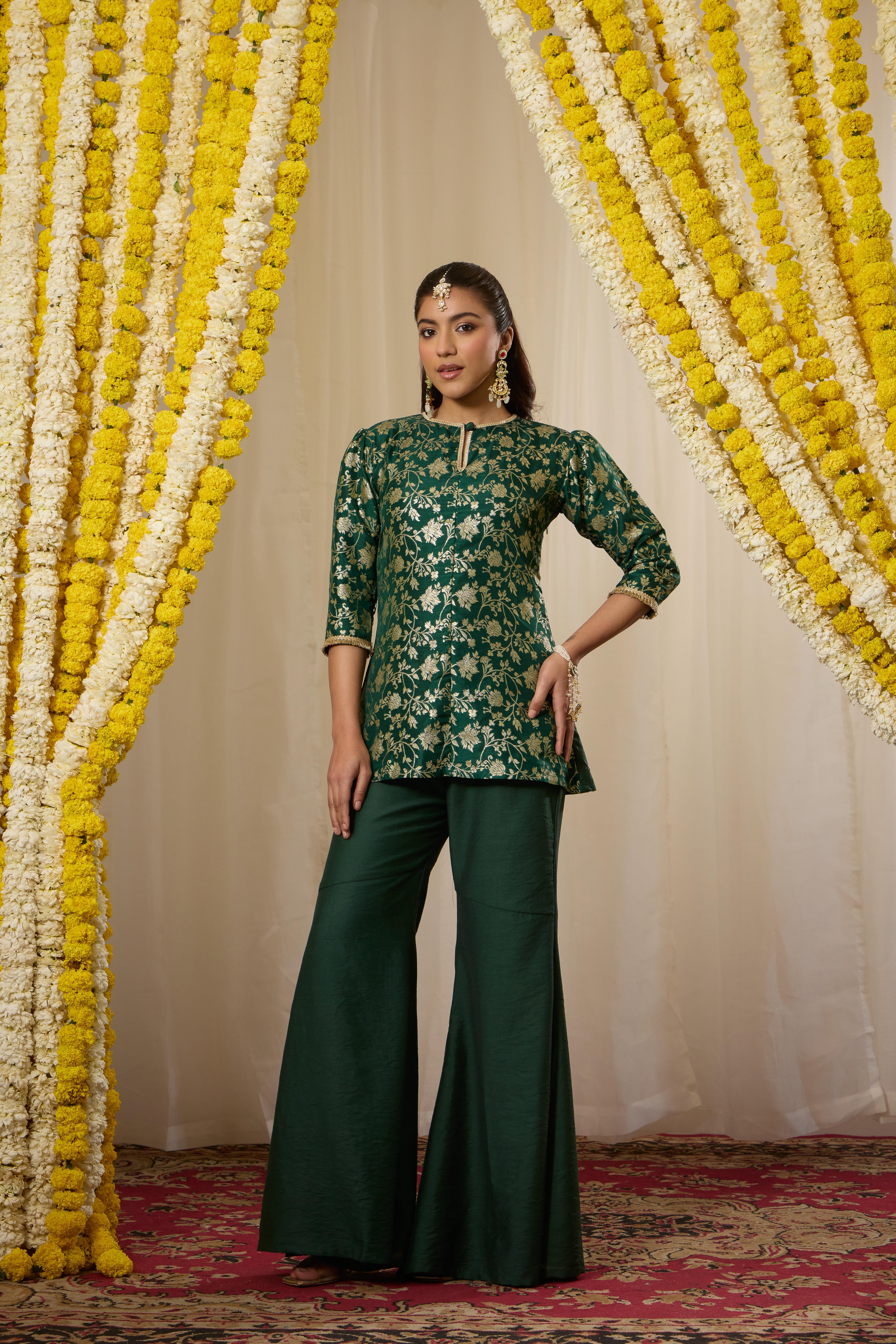 Malang Deep Emerald Kurta Set