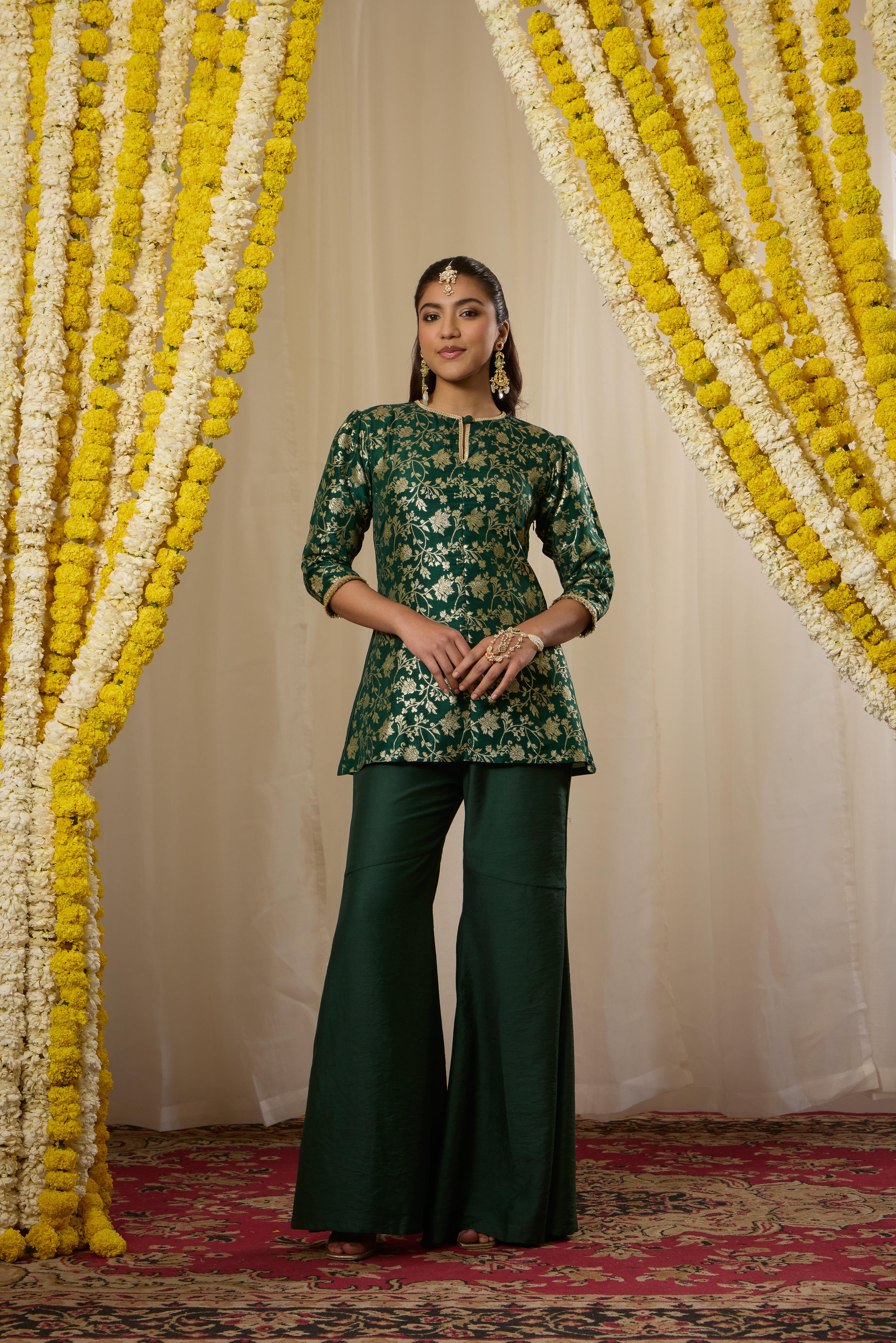 Malang Deep Emerald Kurta Set