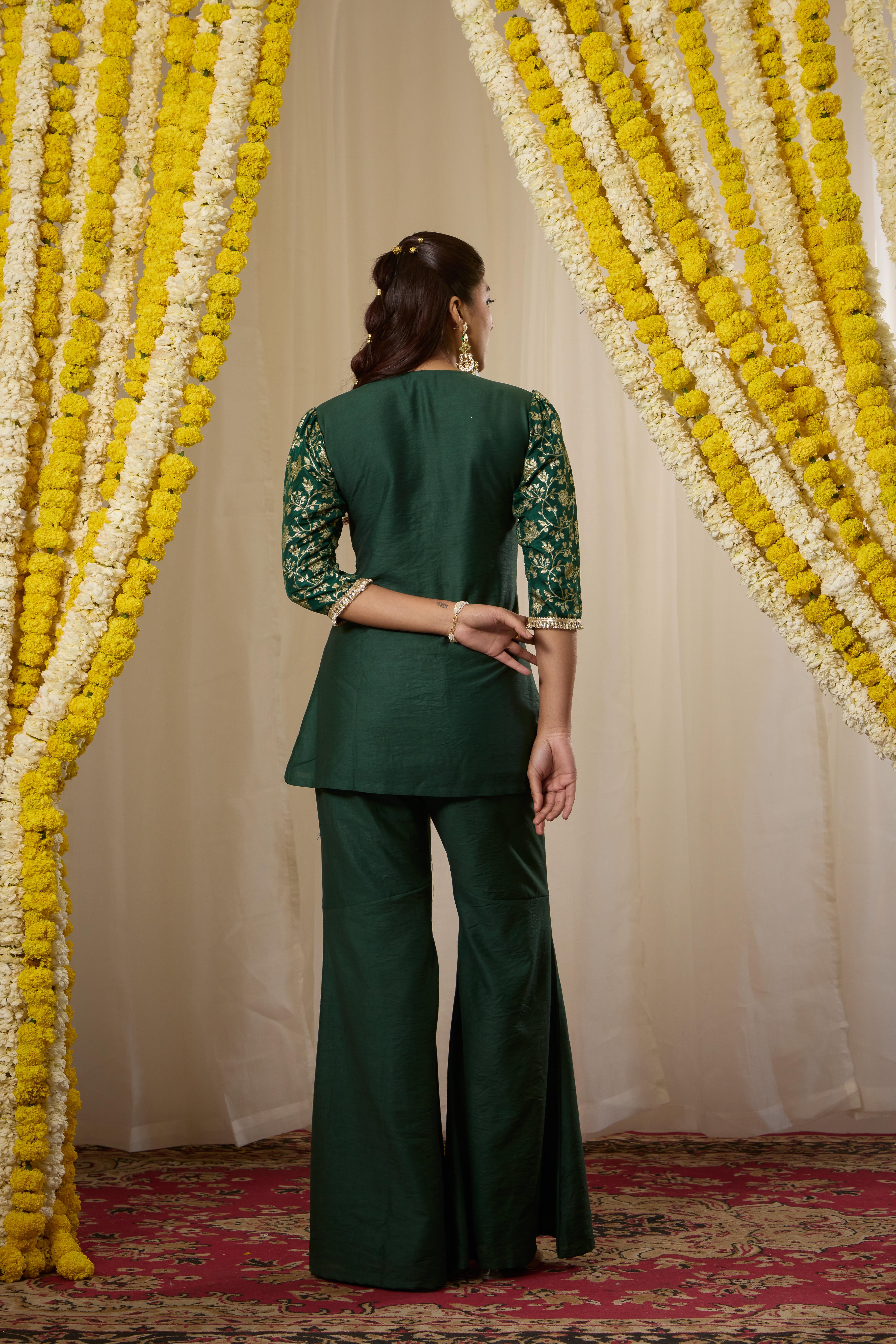 Malang Deep Emerald Kurta Set