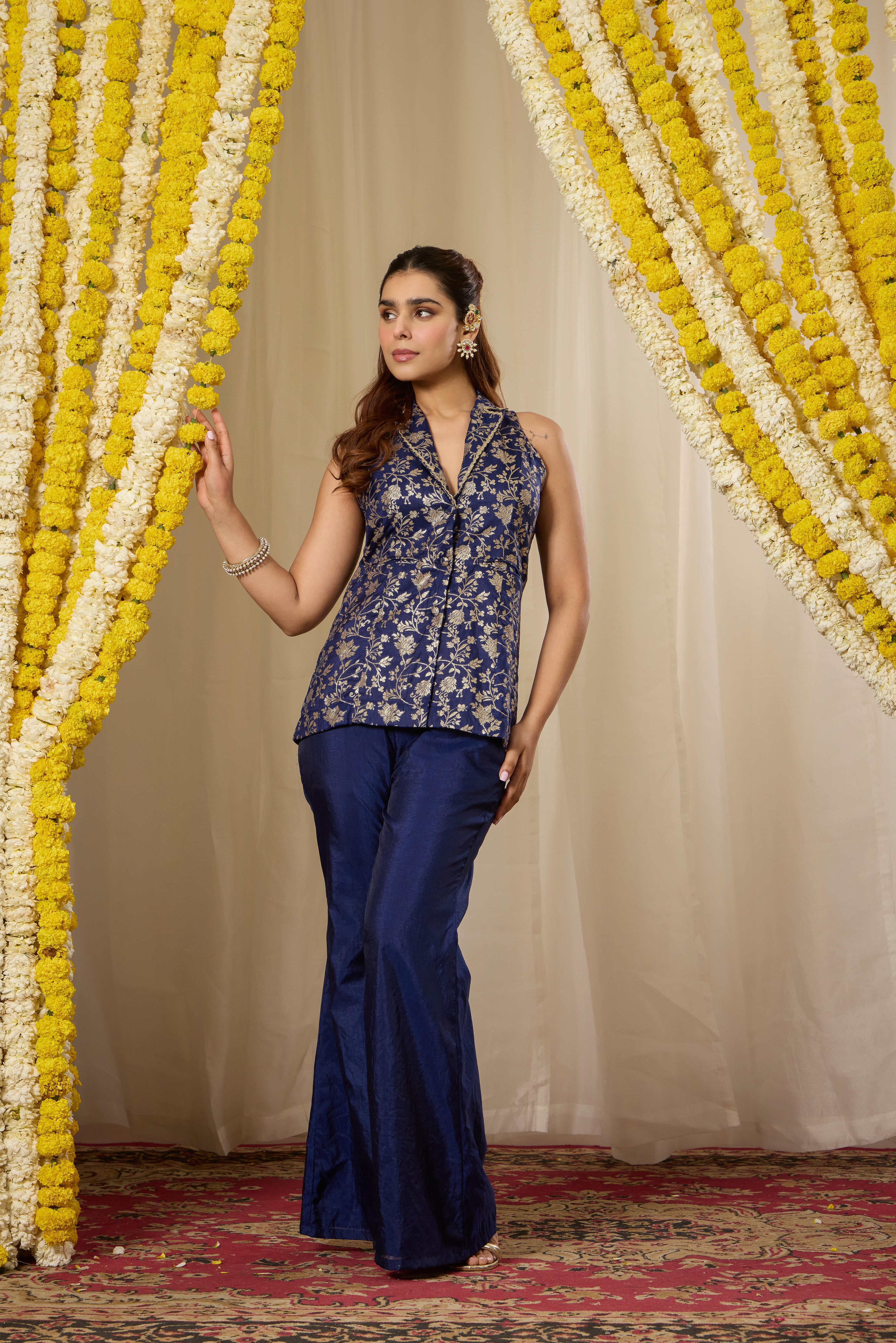 Malang Heritage Navy Blazer Set