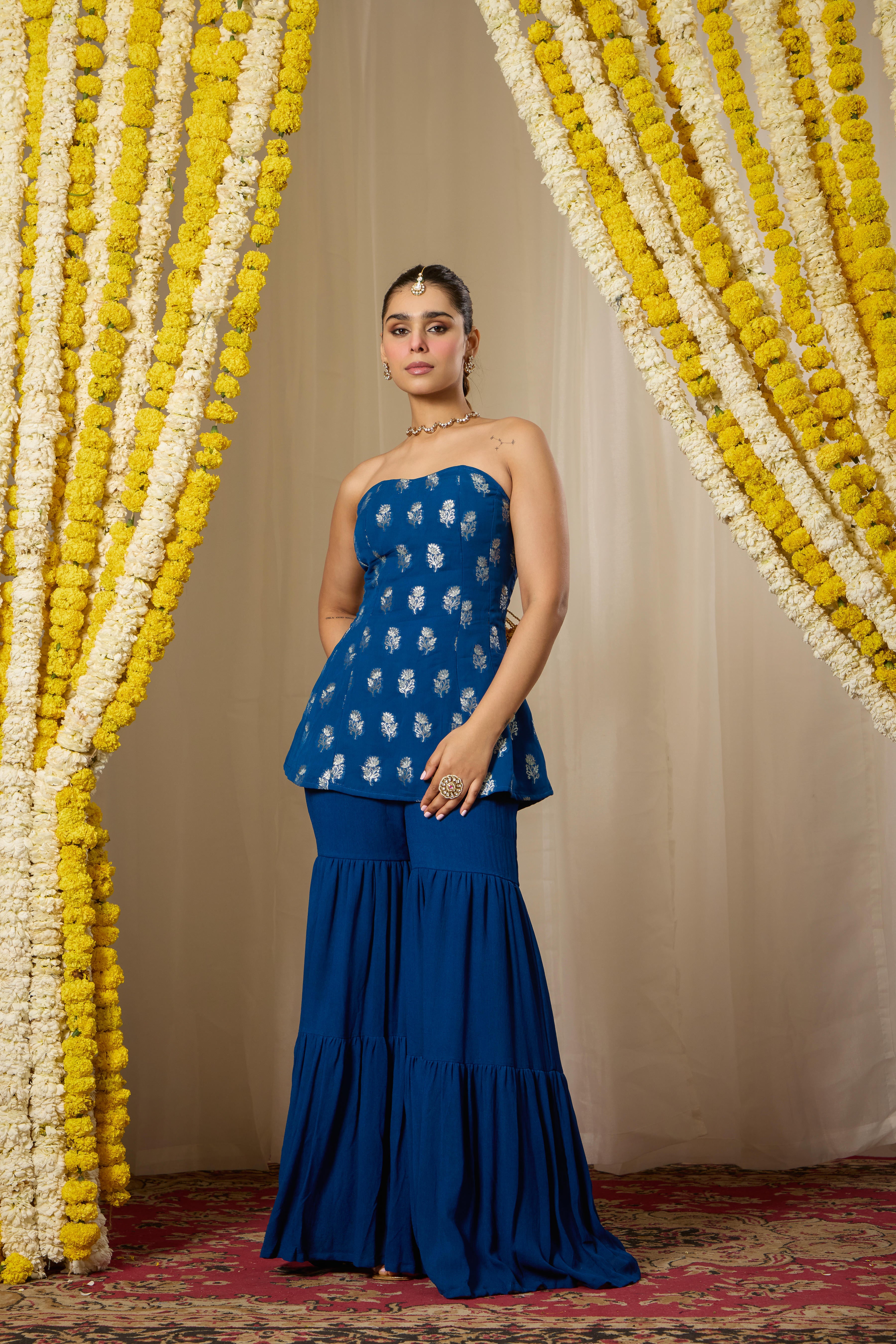 Malang Indigo Blue Fusion Set