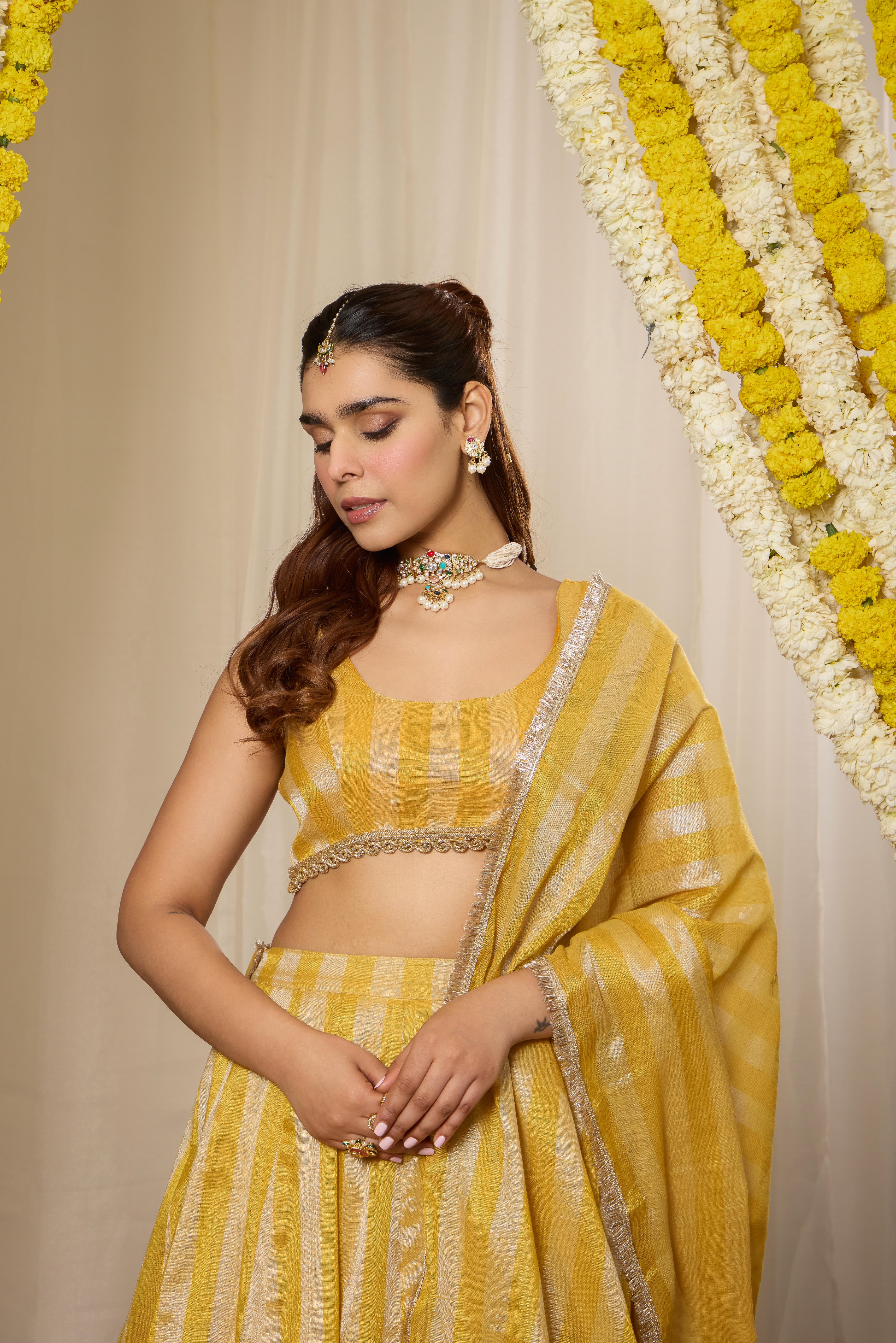 Malang Sunshine Yellow Lehenga Set