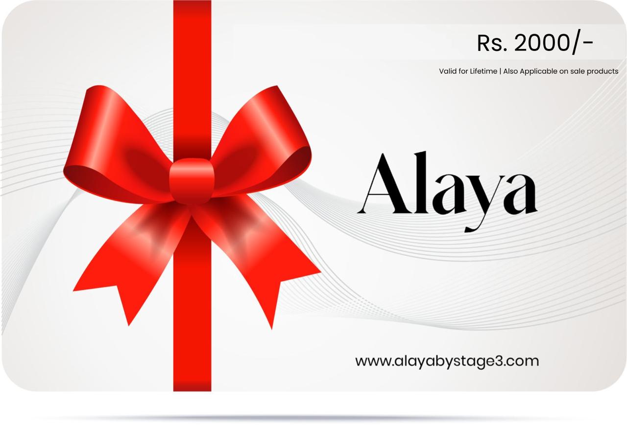 Alaya Anniversary Gift Voucher (Limited Edition - 100 Vouchers only)