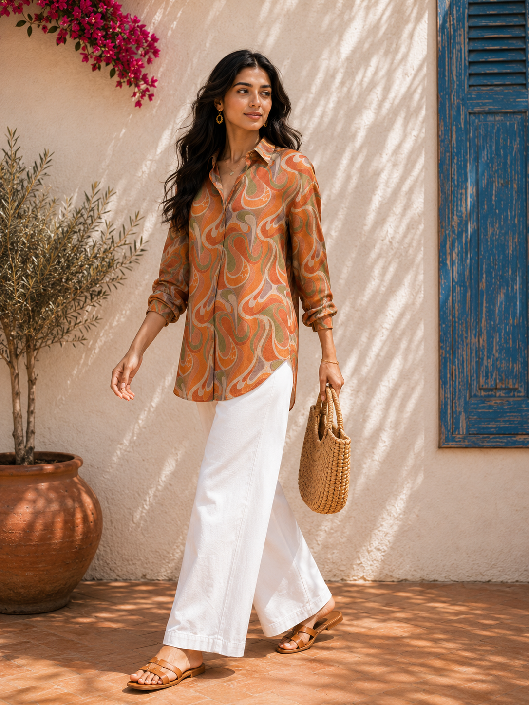 Aahista Sunset Swirl Co-ord Set 1