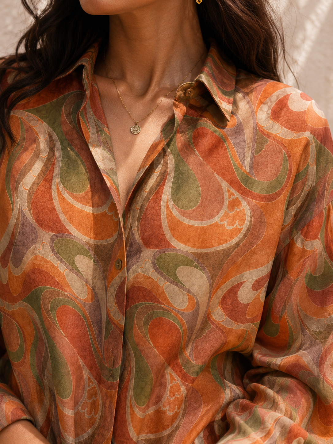 Aahista Sunset Swirl Co-ord Set 4