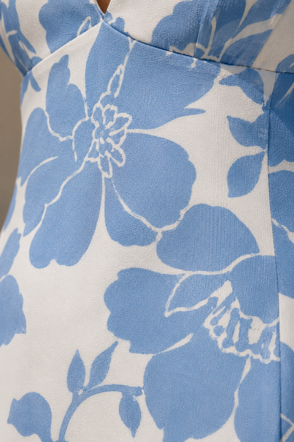 Amalfi Blue Bloom Short Dress 4