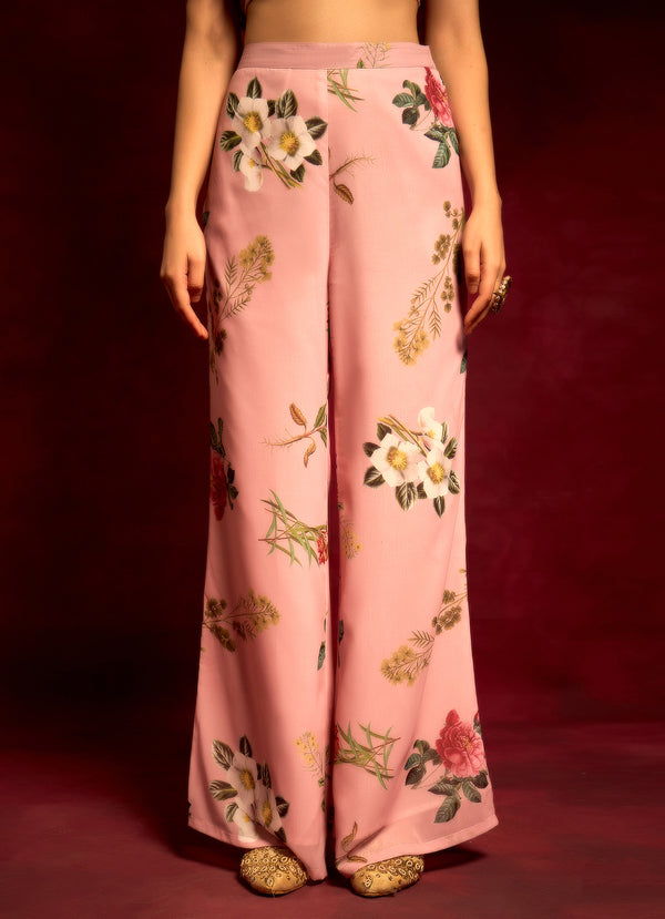 Rose Floral Palazzo