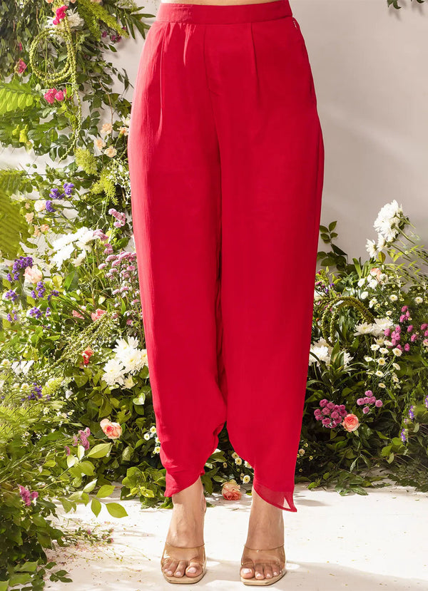 astoria Red Tulip Pants