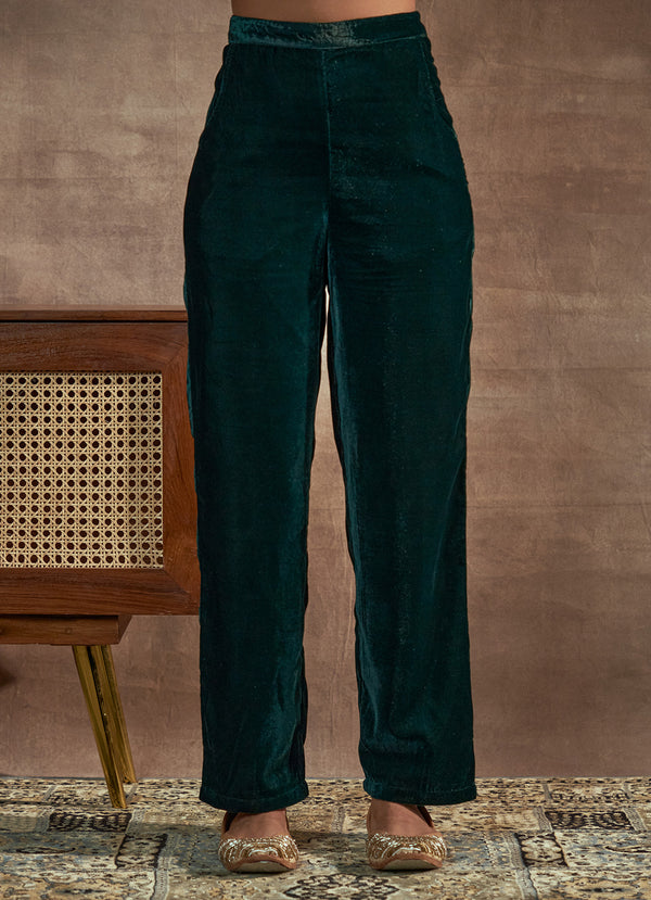 Nayaab Emerald Straight Pants
