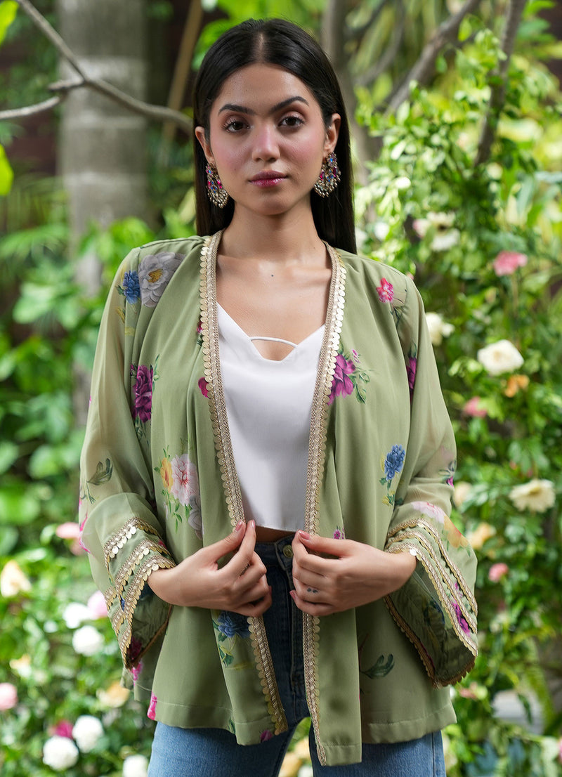 MM Jade Floral Kimono Top - Alaya by Stage3