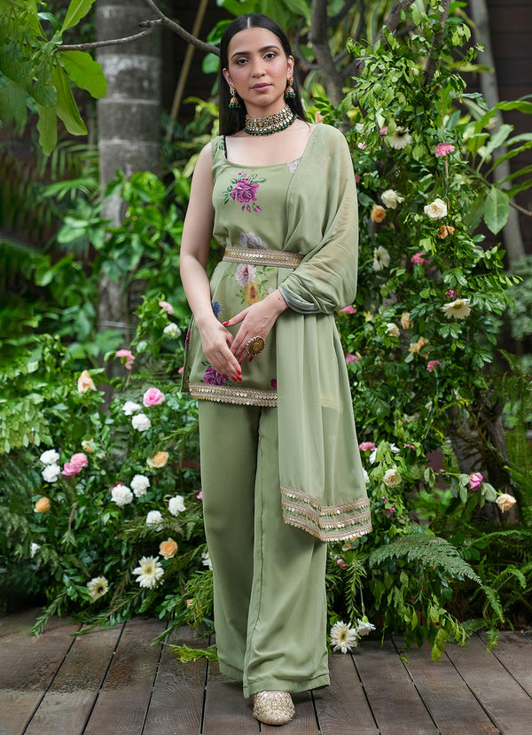 MM Jade Floral Cami Kurta - Alaya by Stage3