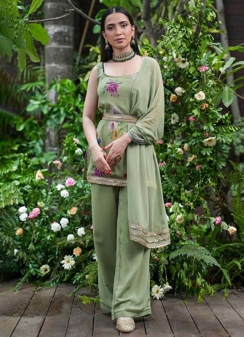 MM Jade Floral Cami Kurta - Alaya by Stage3