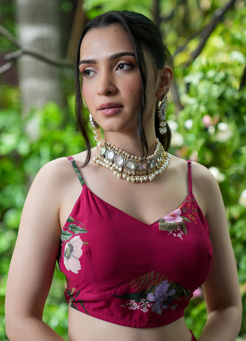 MM Cherry Floral Cami Blouse - Alaya by Stage3